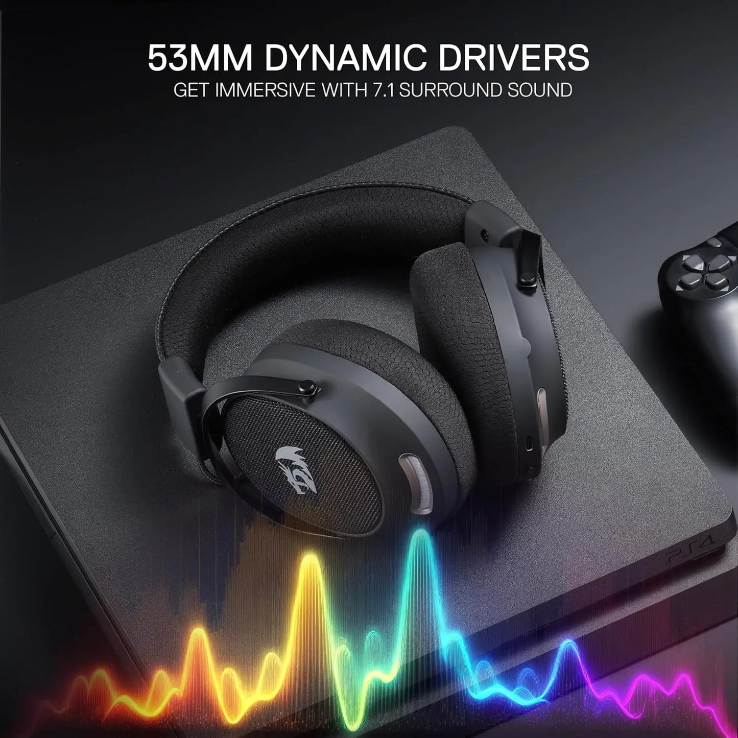 H858 Gray Shadow | Pro Wireless Hybrid Headset
