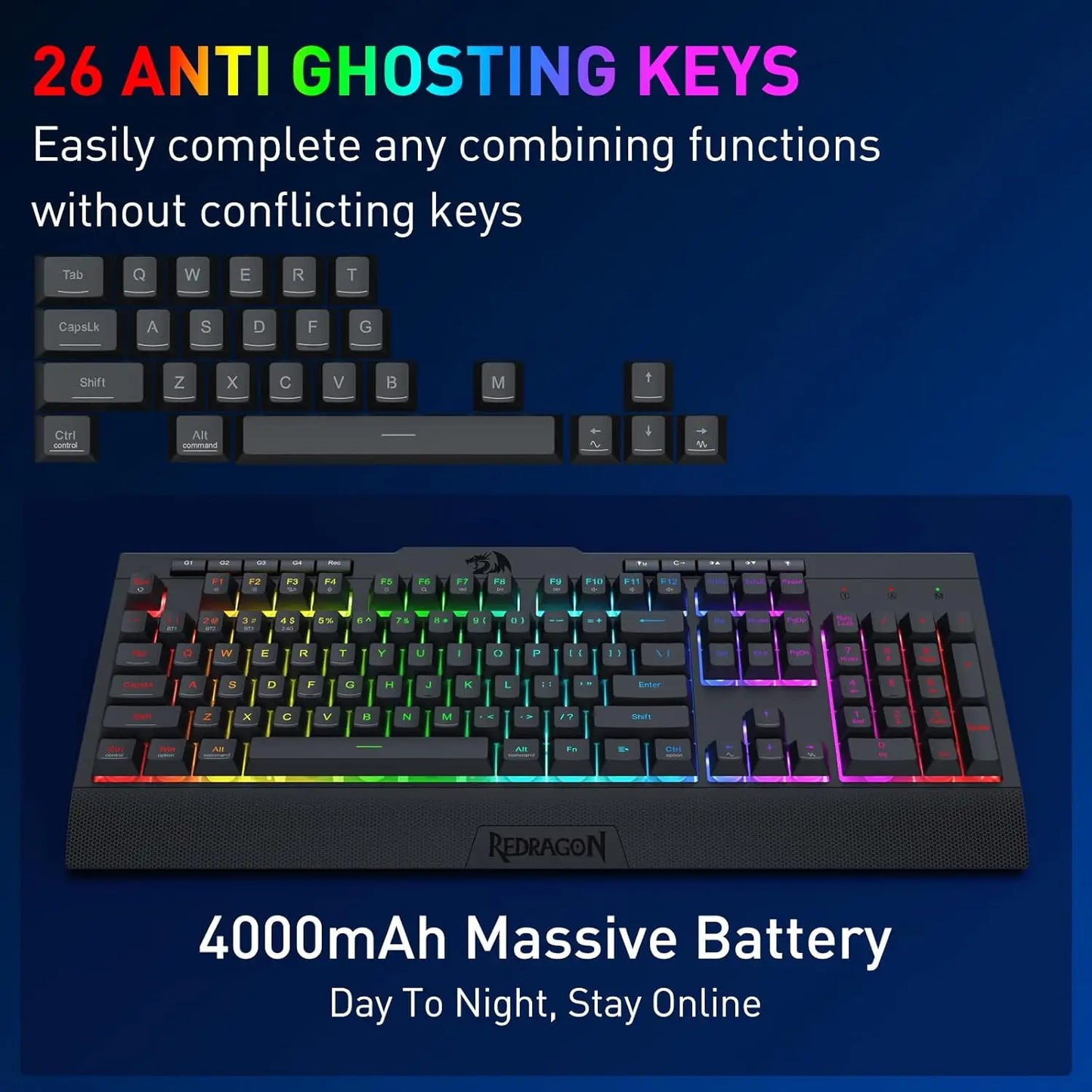 S151 PRO Eclipse | Wireless Hybrid Keyboard & Mouse Suite