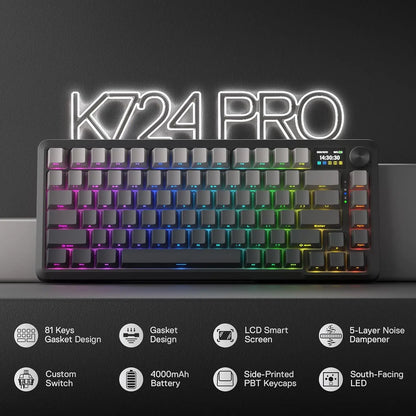 K724 PRO Gradient | Hot-Swap Wireless Gasket Keyboard