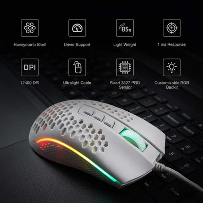 M808 Storm Apex | Pro Honeycomb FPS Gaming Mouse