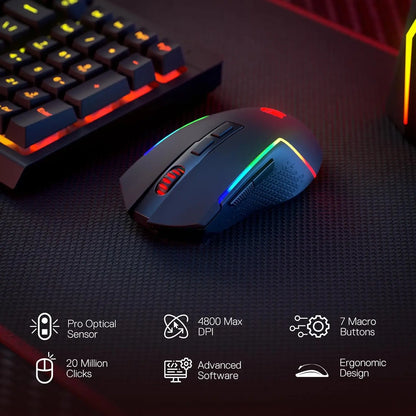 S142 Vanguard | Wireless RGB Silent Gaming Bundle