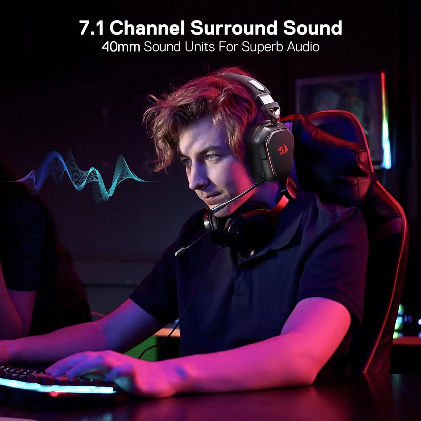 Apex H868 | 3-Mode Wireless 7.1 Surround Sound Gaming Headset