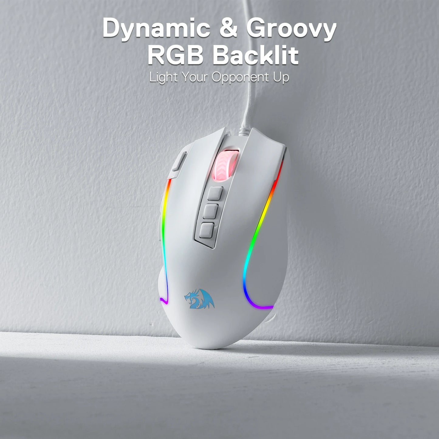 M612 Predator Pure White | Pro Macro Gaming Mouse