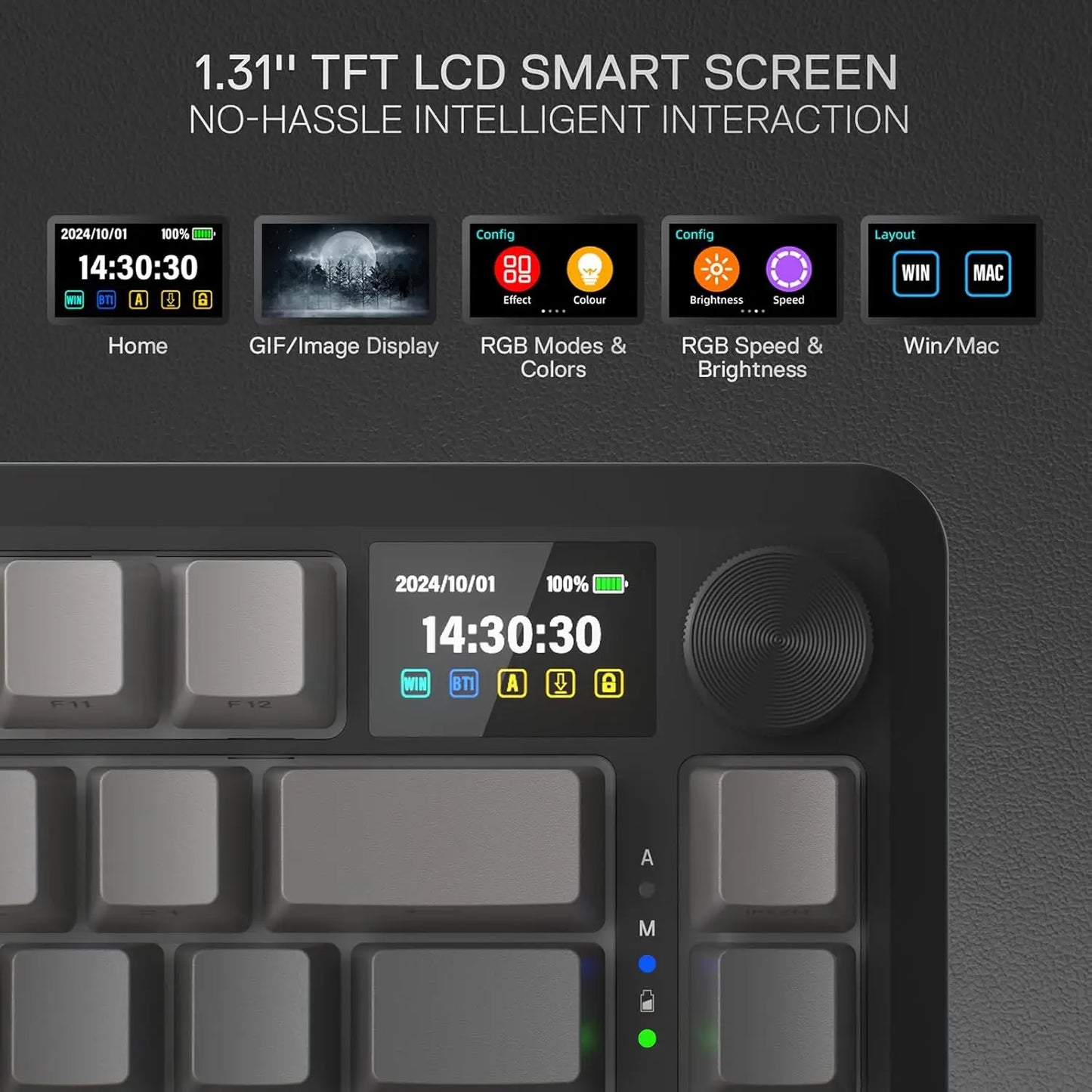 K724 PRO Gradient | Hot-Swap Wireless Gasket Keyboard