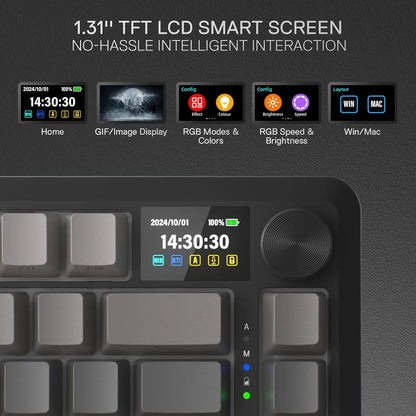 K724 PRO Gradient | Hot-Swap Wireless Gasket Keyboard