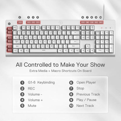 Shiva K512 Pro | Elite Mechanical-Feel Gaming Keyboard