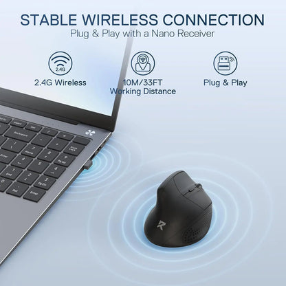 Zenith Vertical | 2.4GHz Wireless Ergonomic Mouse