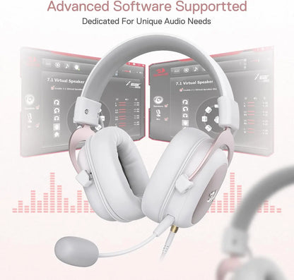 H510 Zeus Pure White | Pro-Grade Studio Gaming Headset