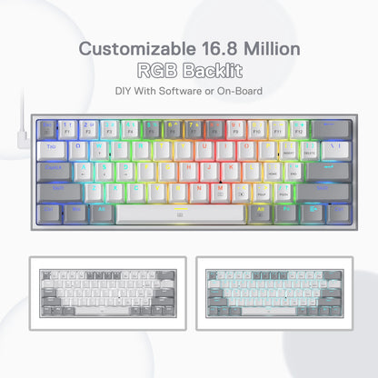 Fizz K617 Apex | Hot-Swap 60% Gaming Keyboard