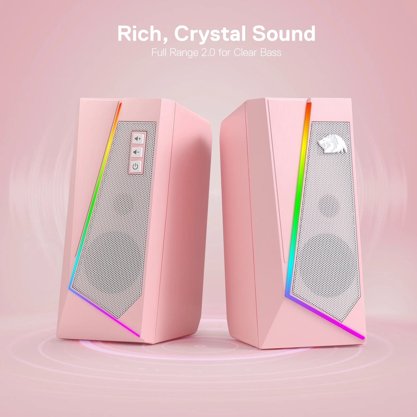 Prism 2.0 Desktop Sound Matrix | Dual-Channel PC Stereo Speakers