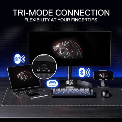 Mirage 75% Gasket-Mounted Mechanical Keyboard | Pro Triple-Mode Wireless