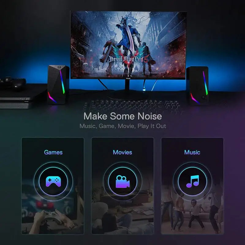 Waltz 2.0 Acoustic Symphony | Dual-Channel PC Stereo Speakers