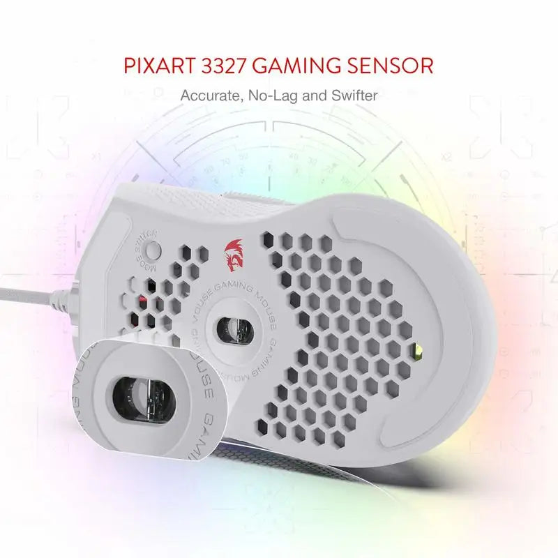 M808 Storm Apex | Pro Honeycomb FPS Gaming Mouse