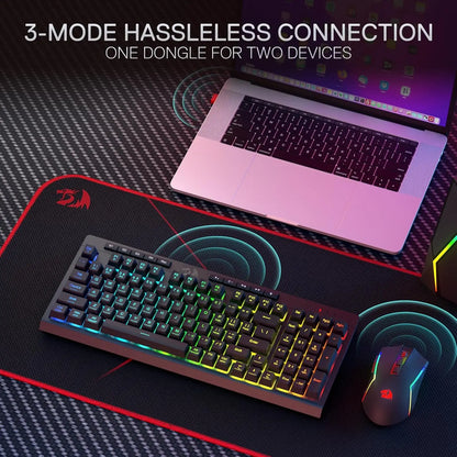 S142 Vanguard | Wireless RGB Silent Gaming Bundle