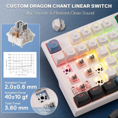 K668 Apex Touch | Full-Size Hot-Swap Gaming Keyboard